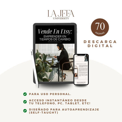 Vende En Etsy: Emprender En Tiempos De Cambio (Ebook)